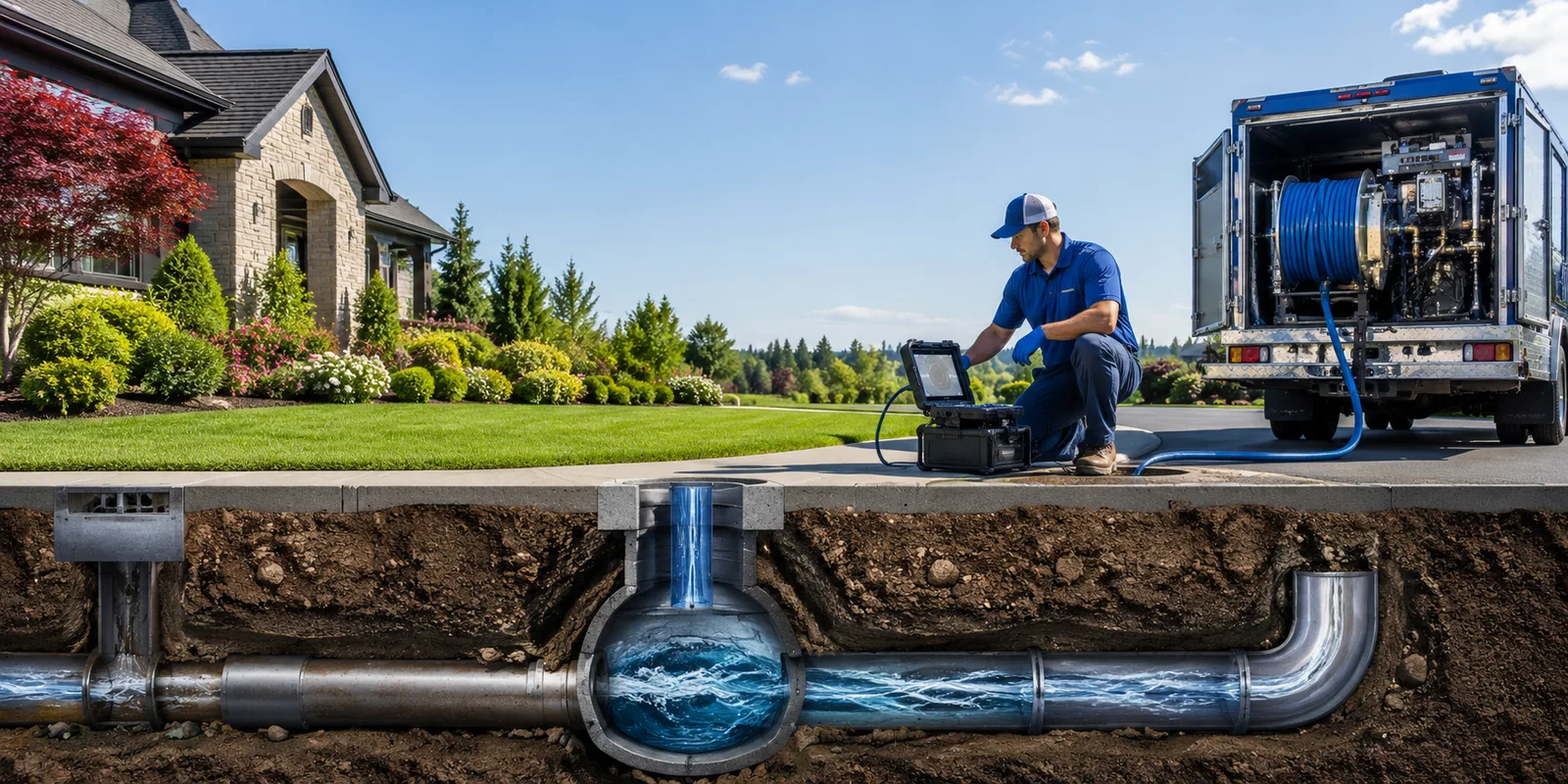 Drainage restoration information for Zanesville, IN